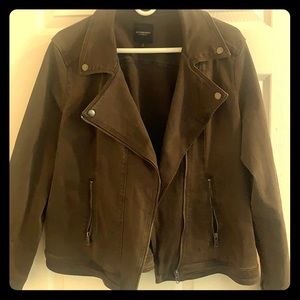 Liverpool dark olive green denim jacket xl